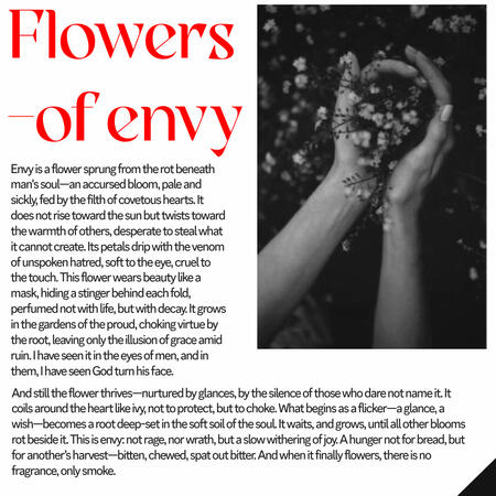 Flowers oF Envy Poster