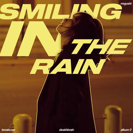 smiling in the rain